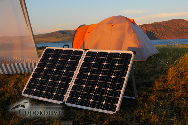 Мобильная солнечная батарея Sunspare GPM-2F-160W